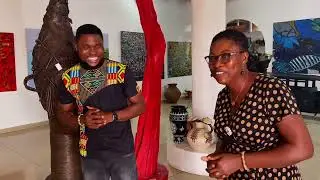 Inside One of Accra’s Most Iconic Art Galleries 🇬🇭#artandculture #africanstorytelling