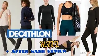 start Rs 249 😱Decathlon/Myntra afterwash review+Tryon  Thermalwear, tshirt, track pant & sports bra.