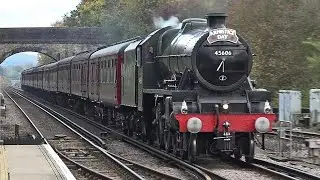 Mainline Steam Kentish Belle - 'Bahamas Locomotive' Through Faversham and Lenham  - Steam Locomotive