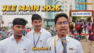 JEE Main 2026 Shift 1 Student Review | Chennai Exam Centre | Tamil | Real Reactions