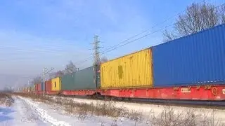 (Rp1) EU07E-033 z kontenerowcem 