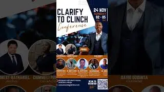 Clarify to Clinch Conference Abuja November 24th #coaching #clarifytoclinch #conference #abuja