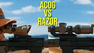 AR15 Trijicon ACOG ECOS против Vortex Razor 1-6 LPVO