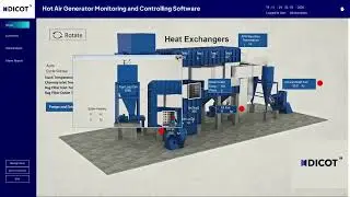 Hot Air Generator SCADA Demo | Real-Time Monitoring & Control with Vision S
