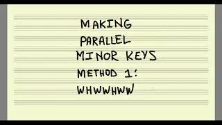 Making Parallel Minor Method 1: WHWWHWW