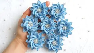 🌸 FLOWER CRAFTS FROM RIBBONS 🌸 DIY RIBBON FLOWERS 🌸