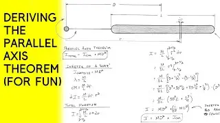 Derive the Parallel Axis Theorem | Rotation & Moments of Inertia