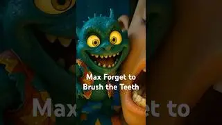 Max vs the Tooth Troll 🧌 | Funny Kids Story About Brushing Teeth | Sugar Monster #shorts