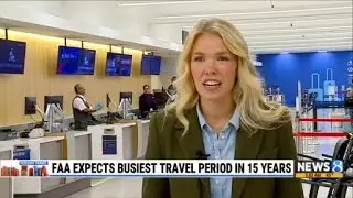 FAA expects busiest Thanksgiving travel period in 15 years