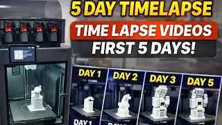 5 days of using the 3D printer 