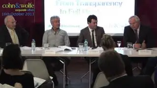 Transparency Debate: Adam Boulton, Tony Juniper, Anthony Hilton, Geoff Beattie