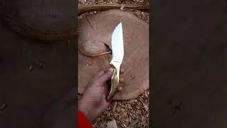 Buy one Get one Free | Handmade Antler bowie knife - Brass handle knife #shorts