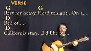 California Stars (Wilco) Strum Guitar Cover Lesson in G with Chords/Lyrics