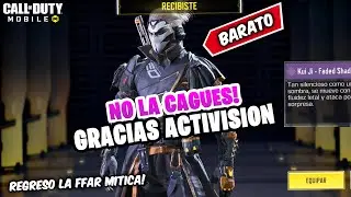 GRACIAS ACTIVISION!! ASI CONSEGUI SKIN DE LA RULETA FFAR MITICA COD MOBILE | Dimitry