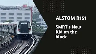 [DEBUT] SMRT Alstom (formerly Bombardier Transportation) MOVIA R151 825/826 on East West Line