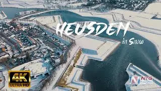 Heusden, the Netherlands Drone Video - The Frozen Lake by NTG Drone Media