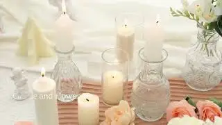 Tideseer 12pcs Small Vases sets