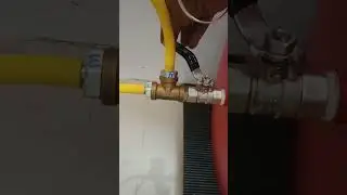 how to connect braided hose with air compressor