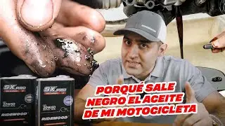 &iquest;Por qu&eacute; el aceite de mi moto sale negro al cambiarlo?