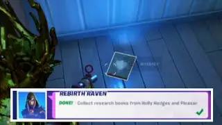 Locations of The Research Books in Holly Hedges and Pleasent Park in Fortnite!!