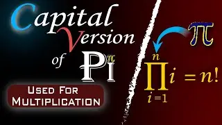 Capital version of Pi #mathvisualization