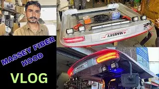 FIBERHOOD MASSEY DLX MODEL VLOG II फाइबरहुड मैसी ट्रैक्टर II KALRA FIBER HOOD #tractor #youtube
