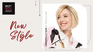 Smooth Cut Bob | Lace Front & Monofilament Top Synthetic Wig by TressAllure (TAMC1413)