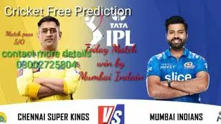 Today cricket Match prediction