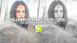 BLURRR EDITING PACK (QRS) {cc, shakes, panning, zooms}