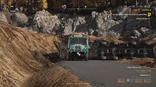 RoadCraft - Washout, Get the Mobile Crane out of the Flooded Valley.