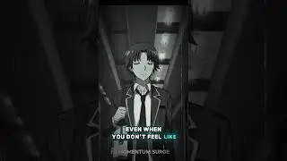Discipline: The Real Shortcut #anime #ayanokoji #inspirationalspeech