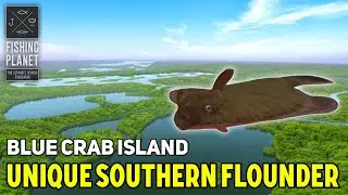 Unique Southern Flounder Blue Crab Island - Fishing Planet