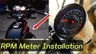 Amazing RPM meter install in Bajaj Platina H-Gear | Sexy Look Don't Miss!! |How to install rpm meter