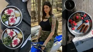 What I eat in a day....camping! (healthy & easy, vegetarian/vegan recipes)