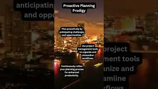 Proactive Planning Prodigy 🗓 #facts #planning