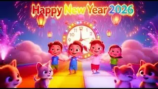 Happy New Year 2026 🎉 | Kids Dance Song | Bright 3D Animation
