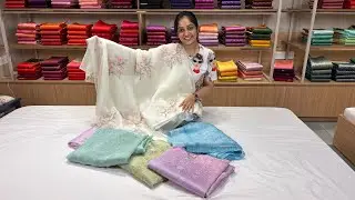 Banarasi Glass Tissue Sarees #sareelove 