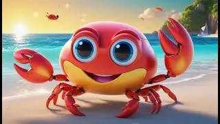 Three Little Crabs Dance on the Sand | Fun Kids Song | Nursery Rhymes and Baby Songs