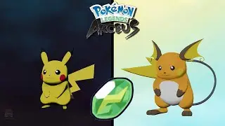 Как найти Пичу, эволюционировать его в Пикачу, а затем в Райчу в Pokemon Legends Arceus