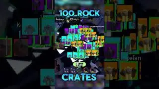 My Luck Opening 100 Rock Crates&hellip; 😱 | Ball Tower Defense