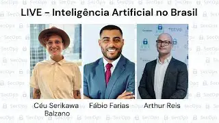 LIVE - Intelig&ecirc;ncia Artificial no Brasil | Com C&eacute;u Serikawa Balzano, Arthur Reis&nbsp;e&nbsp;F&aacute;bio&nbsp;Farias.