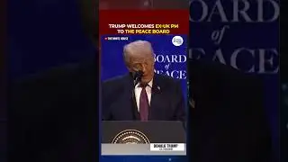 Tony Blair Aboards Trump's BOARD OF PEACE, Gets Welcomed at The Peace Board Charter Announcement