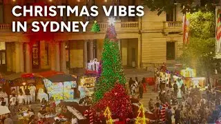 Sydney’s Christmas Vibes 🎄✨Circular Quay Markets Walk & Sydney Harbour Views