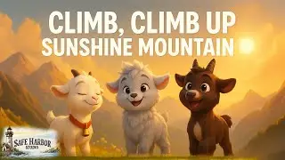 Climb, Climb Up Sunshine Mountain ⛰️🐐 | Kids Gospel Song