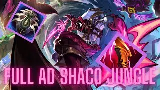 FIRST TIME PLAYING FULL AD SOUL FIGHTER SHACO JUNGLE AND IT'S OP AF.....
