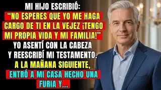 Mi hijo escribió: 