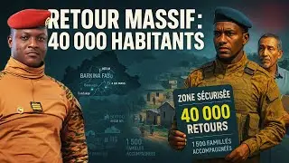 Ibrahim Traor&eacute; supervise le retour de 40 000 habitants au Burkina Faso