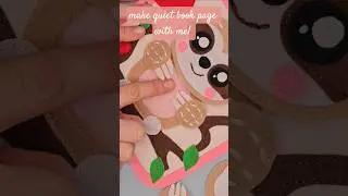 DIY Sloth Quiet Book Page 🦥 | Easy Felt Craft for Kids