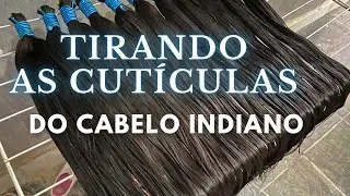 Descuticularização de cabelo que embola
