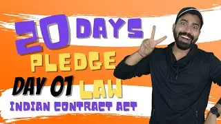 CA FOUNDATION I DEN #01 I LAW I Закон о договорах с индейцами ЧАСТЬ 01 I 20DAYSPLEDGE I СЕССИЯ 20...